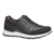 TÊNIS CASUAL MASCULINO JOGGING EM COURO PEGADA PRETO
