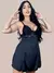 Camisola Sensual Feminina Com Renda e Sem Bojo PAULA. - DL Moda Íntima 