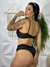 Conjunto de Lingerie Sutiã com Bojo e Calcinha Lingerie em Microfibra CELINE.