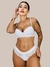 Conjunto Lingerie Sexy Em Microfibra Sutiã com Bojo E Calcinha Detalhes em Renda Monalisa - loja online
