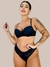 Conjunto Lingerie Sexy Em Microfibra Sutiã com Bojo E Calcinha Detalhes em Renda Monalisa na internet