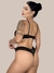 Conjunto Lingerie Sexy Sutiã com Bojo e Calcinha Fio Dental Em Renda Valentina . - comprar online
