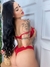 Conjunto Lingerie Sexy Sutiã com Bojo e Calcinha Fio Dental Em Renda Valentina . - comprar online