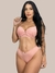 Conjunto Sutiã com Bojo e Calcinha Lingerie em Microfibra E Detalhe em Renda Fabiana - loja online