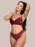 Conjunto Sutiã com Bojo e Calcinha Lingerie em Microfibra E Detalhe em Renda Fabiana