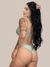 Conjunto Sutiã com Bojo e Calcinha Lingerie em Microfibra E Detalhe em Renda Fabiana - DL Moda Íntima 