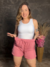 kit 3 Shorts Duna Linho Com Bolso Soltinho Sortido - Mais Gata