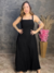 Vestido Midi Alça Larga Caimento Reto - comprar online
