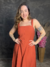 Vestido Midi Alça Larga Caimento Reto - loja online