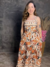 Vestido Midi Decote Quadrado Alcinha Elastica - comprar online