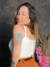 Cropped Top Decote Quadrado na internet