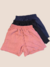 kit 3 Shorts Duna Linho Com Bolso Soltinho Sortido - loja online