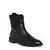 Bota Santa Lolla Coturno Couro Preta Cano Curto - comprar online