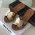 Chinelo Rasteira Couro Preta Arezzo Classica