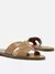 Chinelo Rasteira Couro Preta Arezzo Classica - Duda Bags e Shoes
