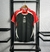 Camisa Ajax Pré-Jogo 22/23 - Torcedor Adidas Masculina - Preta com detalhes em vermelho