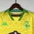 Camisa Deportivo La Coruna II 23/24 - Torcedor Kappa Masculina - Amarela com detalhes em verde na internet