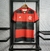 Camisa Flamengo I 21/22 Torcedor Masculina - Vermelha com detalhes em preto e branco