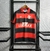 Camisa Flamengo I Retrô 92/93 Torcedor Masculina - Vermelha com detalhes em branco com patrocinio Lubrax
