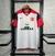 Camisa Flamengo II Retrô 08/09 Torcedor Masculina - Branca com detalhes em vermelho patrocinio Lubrax