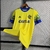 Camisa Flamengo II Retrô 17/18 Torcedor Masculina - Amarela com detalhes em azul na internet