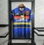 Camisa Flamengo II Retrô 1995 Torcedor Masculino - Azul com listras em amarelo preto e vermelho
