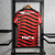 Camisa Flamengo III 22/23 Torcedor Masculina - Vermelha com detalhes em preto e branco com todo patrocinio - comprar online