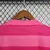 Imagem do Camisa Flamengo Retrô Outubro Rosa 2022 Torcedor Masculina - Rosa em 2 tons e o simbolo em branco