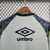 Imagem do Camisa Grêmio Treino 23/24 - Torcedor Umbro Masculina - Cinza com detalhes em azul e branco