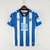Camisa Málaga I 22/23 - Torcedor Hummel Masculina - Azul com detalhes em branco e preto
