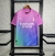 Camisa Milan III 23/24 - Torcedor Puma Masculina - Rosa com detalhes em roxo e verde