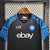Camisa Napoli I Treino 23/24 - Torcedor EA7 Masculina - Preta com detalhes em azul - Fut-Ace