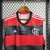 Camisa Regata Flamengo I 23/24 Torcedor Masculina - Vermelha e preta - Fut-Ace