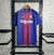 Camisa Retrô Barcelona I 17/18 - Masculina Nike - Azul com detalhes em vermelho e amarelo