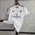 Camisa Retrô Real Madrid I 17/18 - Masculina Adidas - Branca com detalhes em azul com todos os patch na internet
