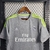 Camisa Retrô Real Madrid II 15/16 - Masculina Adidas - Cinza com detalhes em verde limão - Fut-Ace
