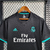 Camisa Retrô Real Madrid II 17/18 - Masculina Adidas - Preta com detalhes em verde com todos os patch - Fut-Ace