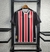 Camisa Santa Cruz I 24/25 - Torcedor Volt Masculina - Preta com listras em vermelho
