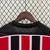 Camisa Santa Cruz I 24/25 - Torcedor Volt Masculina - Preta com listras em vermelho - Fut-Ace