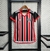 Camisa São Paulo II 23/24 - Torcedor Adidas Feminina - Vermelha e preta