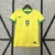 Camisa Seleção Brasileira I 24/25 - Torcedor Nike Feminina - Amarela com detalhes em verde