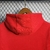 Imagem do Jaqueta Corta-Vento Flamengo 23/24 Masculina Adidas - Vermelha com detalhes em branco