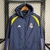 Jaqueta Corta-Vento Real Madrid 23/24 - Masculina Adidas - Azul com detalhes em amarelo na internet
