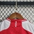 Kit Infantil Ajax I 23/24 Adidas - Vermelho e branco - loja online