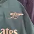 Kit Infantil Arsenal III 23/24 Adidas - Verde com detalhes em azul e branco - loja online