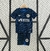 Kit Infantil Chelsea II 23/24 Nike - Preto com detalhes em azul