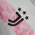 Imagem do Kit Infantil Juventus II 23/24 - Adidas - Branco com detalhes em preto e rosa