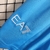 Kit Infantil Napoli II 23/24 - EA7 - Branco com detalhes em azul - Fut-Ace