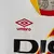 Imagem do Kit Infantil Rayo Vallecano I 23/24 Umbro - Branco com detalhes em amarelo e vermelho
