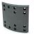 Lona Freio Volkswagen 17230/260 OD 10-14/Dianteiro